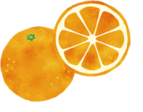 みかんのイラスト